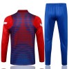 FC Barcelona Komplet Bluzy Treningowe Niebieski czerwony 21-22 Ćwiartka-Suwak